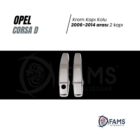 FAMS OTO AKSESUAR OPEL CORSA D 2006-2014 Kapı Kolu 2 kapı P.Çelik - Resim 5