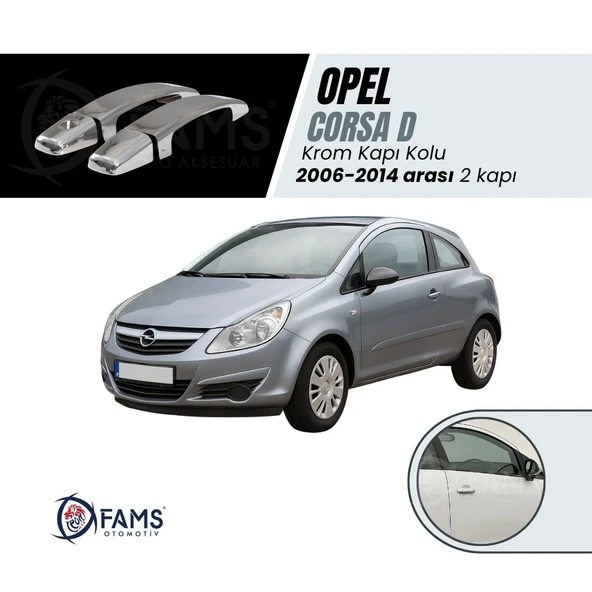 FAMS OTO AKSESUAR OPEL CORSA D 2006-2014 Kapı Kolu 2 kapı P.Çelik ürün görseli 1