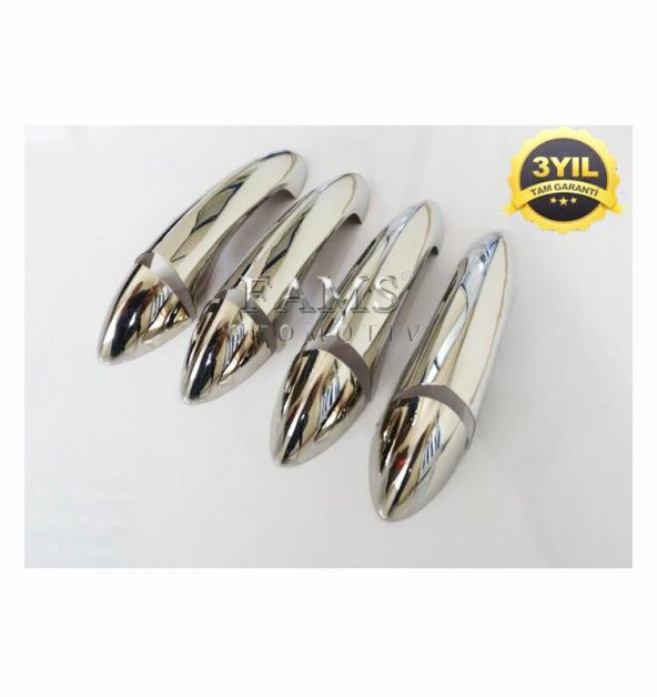 FAMS OTO AKSESUAR Opel Astra K Krom Kapı Kolu 4 Kapı  2015 Üzeri Paslanmaz Çelik ürün görseli 1