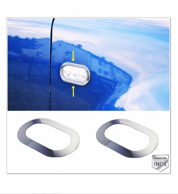 FAMS OTO AKSESUAR Nissan NAVARA Krom Sinyal Çerçeve 2 prç.  2006-2015 arası P.ÇELİK ürün görseli 1