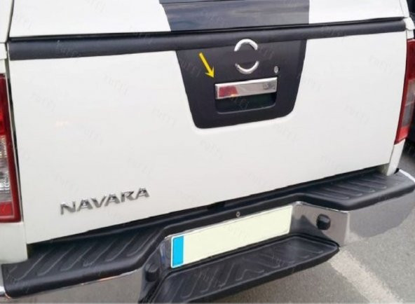 FAMS OTO AKSESUAR Nissan Navara Krom Bagaj Açma 2006-2015 ARASI P. Çelik ürün görseli 1