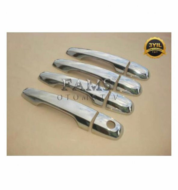 Mitsubishi L200 Krom Kapı Kolu Seti 4 Kapı 2005-2014 P.ÇELİK (TRITON) ürün görseli 1
