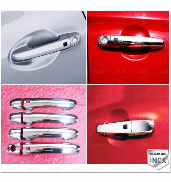 FAMS OTO AKSESUAR Hyundai i30 Krom Kapı Kolu 4 Kapı 2006-2012 ARASI P.Çelik SENSÖRLÜ ürün görseli 1