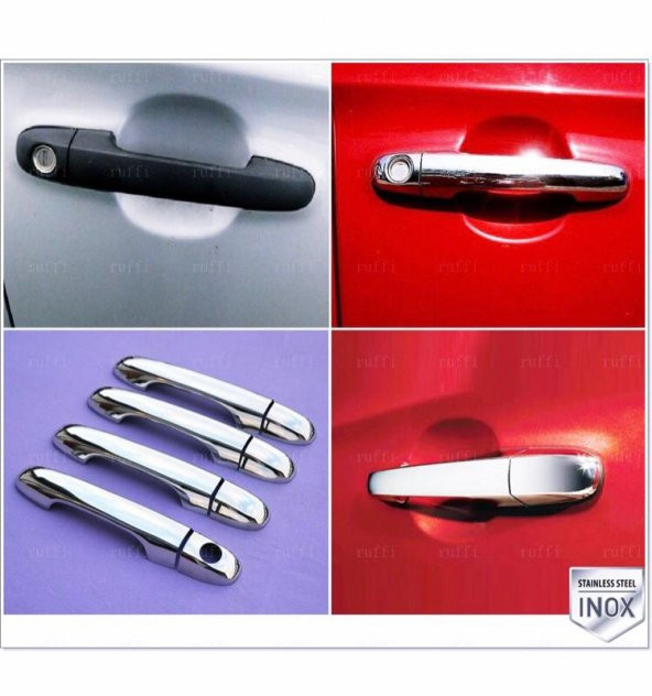 FAMS OTO AKSESUAR Hyundai i30 Krom Kapı Kolu 4 Kapı 2006-2012  P.Çelik ürün görseli 1