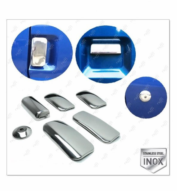 FAMS OTO AKSESUAR Ford Transit Krom Kapı Kolu 5 Kapı 6 prç. 2000-2014 arası P. Çelik ürün görseli 1