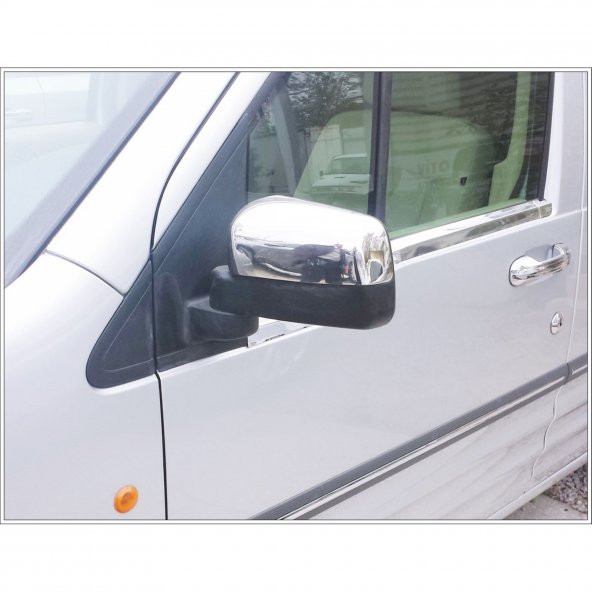 FAMS OTO AKSESUAR Ford Connect Krom Ayna Kapağı 2 prç.  2009-2014 Paslanmaz Çelik ürün görseli 1