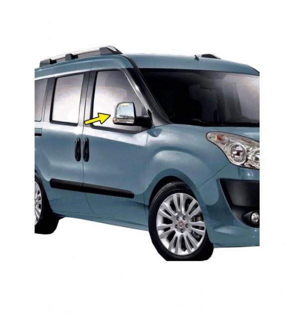 Fams Oto Aksesuar Fiat Doblo Krom Ayna Kapağı 2 Prç. 2010-2022 P. Çelik ürün görseli 1