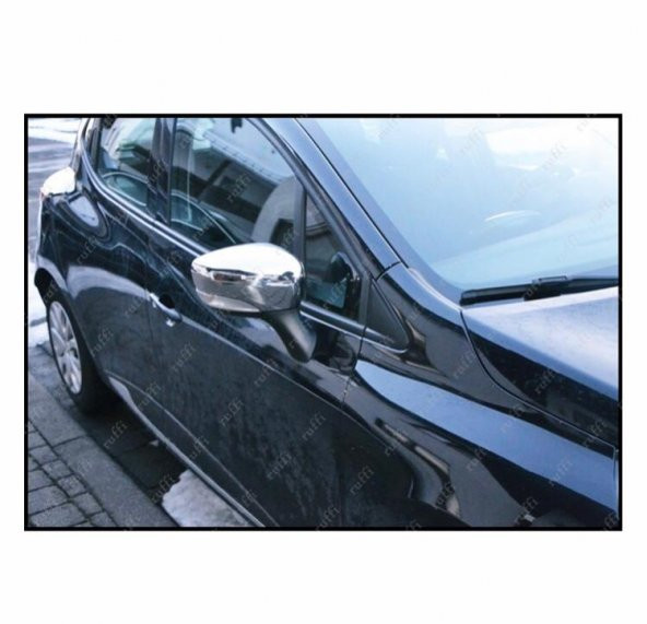 FAMS OTO AKSESUAR Renault Clıo 4 HB Krom Ayna Kapağı 2 prç. 2012 ve üzeri P.ÇELİK ürün görseli 1