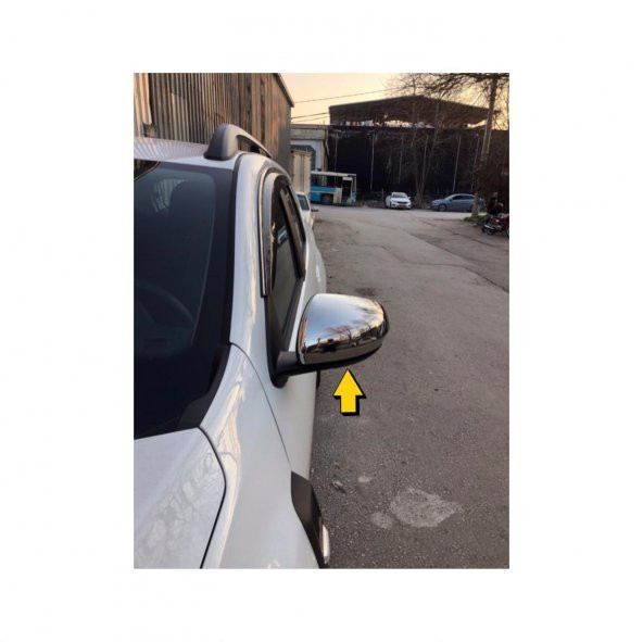 FAMS OTO AKSESUAR Dacıa Duster Krom Ayna Kapağı 2 pcs. 2018 ve üzeri P.Çelik ürün görseli 1
