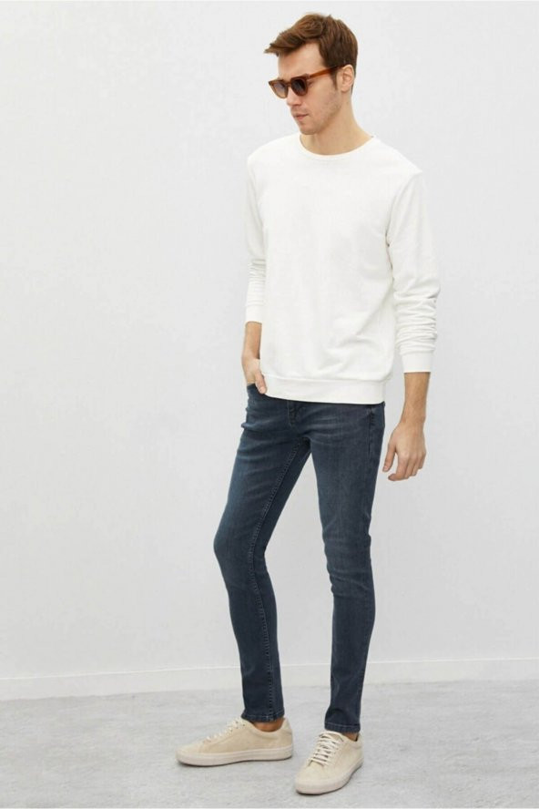 Erkek Jean Pantolon Indigo - Resim 2