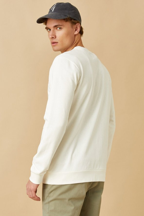 Basic Sweatshirt Pamuklu - Resim 12