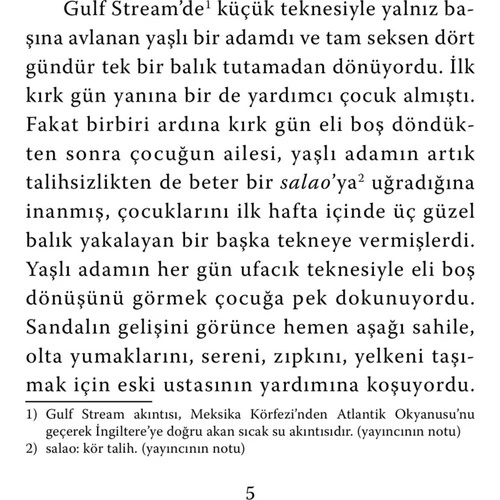 Yaşlı Adam Ve Deniz - - Resim 3