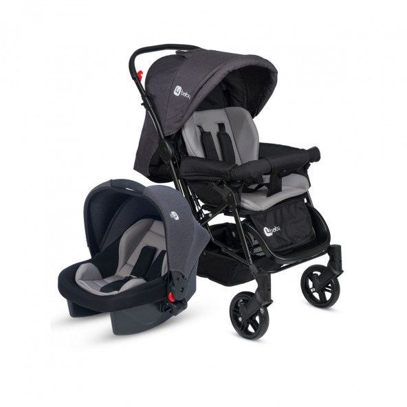 4 Baby Olympus Travel Sistem Bebek Arabası Antrasit ürün görseli 1