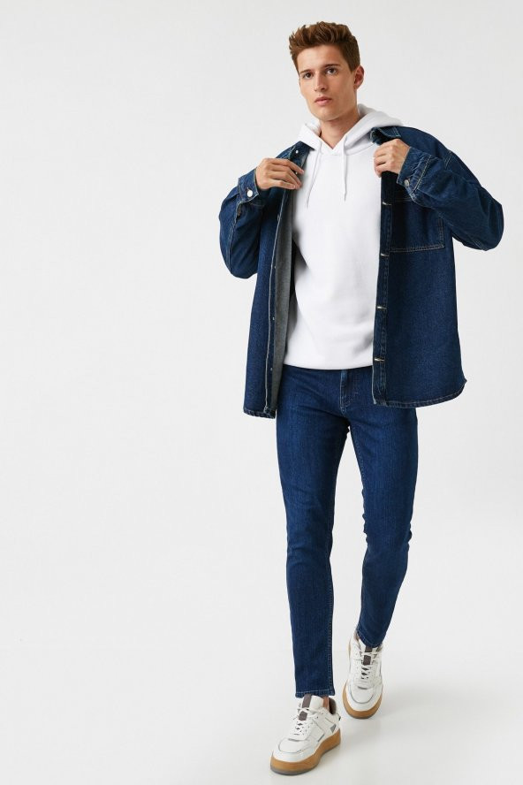 Erkek Jean Pantolon Mavi 2kam43340ld ürün görseli 1