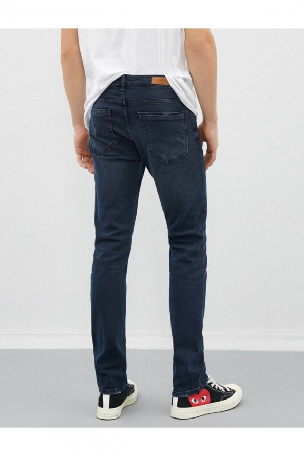 Erkek Jean Pantolon Indıgo - Resim 4