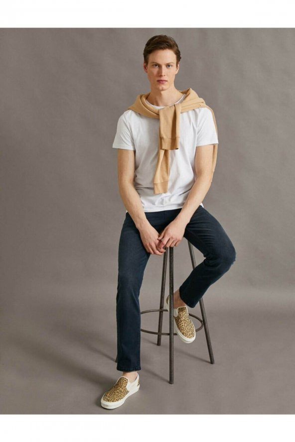 Erkek Jean Pantolon Indıgo - Resim 5