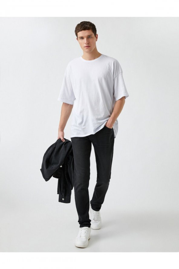 Skinny Fit Kot Pantolon - Michael Jean ürün görseli 1