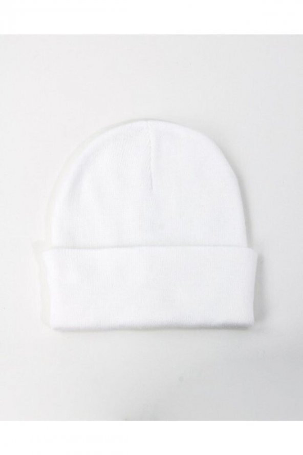 Unisex Basic Bere Beyaz - Resim 2