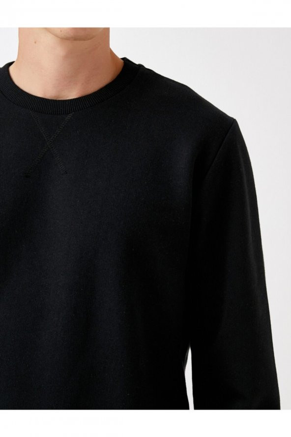 Basic Sweatshirt - Resim 5