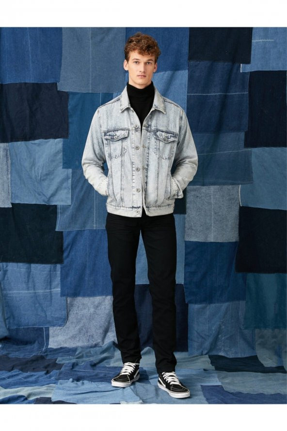 Slim Fit Kot Pantolon - Brad Jean - Resim 7