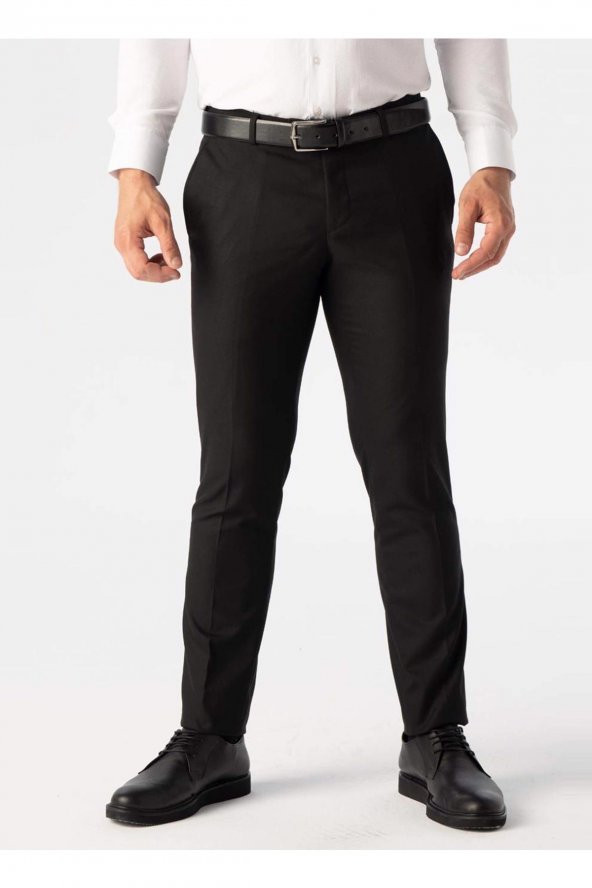 Normal Bel Normal Paça Slim Fit Siyah Erkek Pantolon Pn1014400284 ürün görseli 1