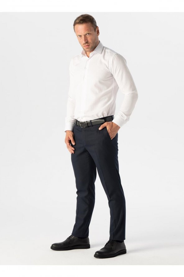 Normal Bel Normal Paça Slim Fit Lacivert Erkek Pantolon Pn1014400284 ürün görseli 1