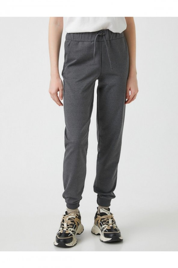 Beli Lastikli Jogger Eşofman Altı - Resim 3