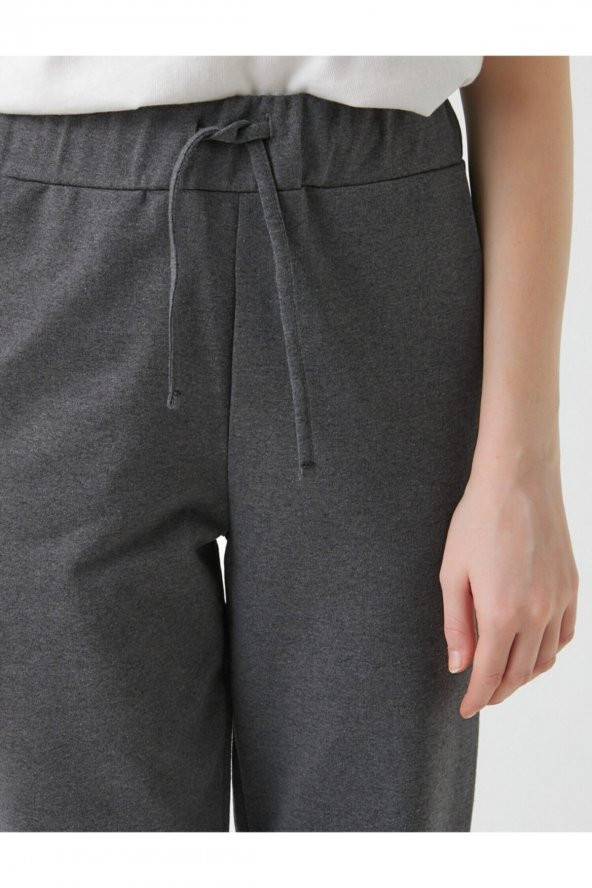 Beli Lastikli Jogger Eşofman Altı - Resim 5
