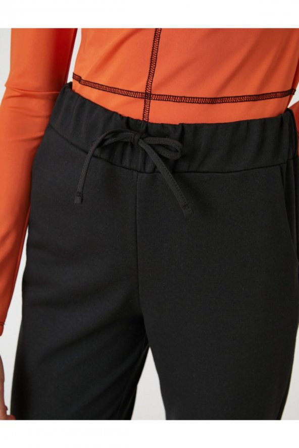 Beli Lastikli Jogger Eşofman Altı - Resim 6