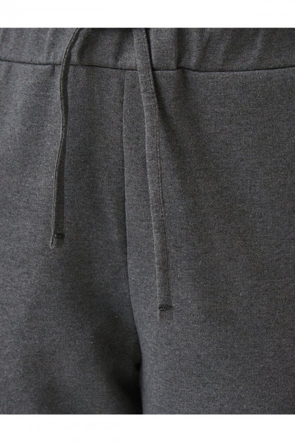 Beli Lastikli Jogger Eşofman Altı - Resim 7