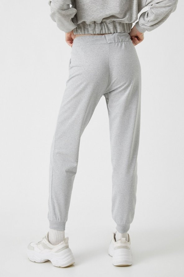 Beli Lastikli Jogger Eşofman Altı - Resim 12