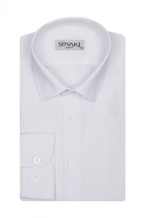 Slim Fit Filafil Erkek Gömlek ürün görseli 1