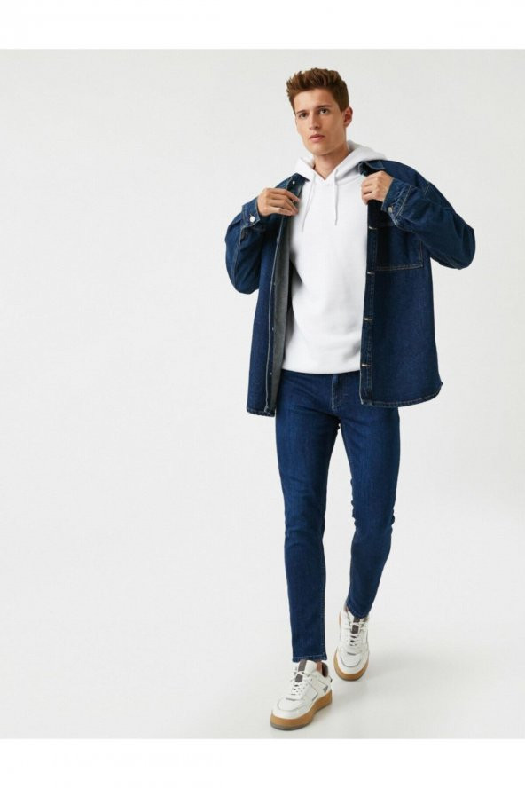 Erkek Jean Pantolon Mavi 2kam43340ld ürün görseli 1