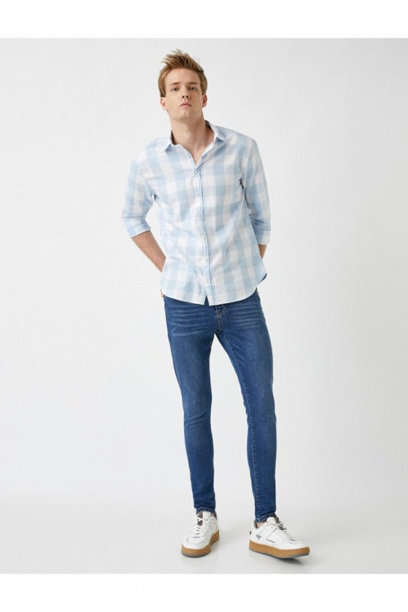 Erkek Indıgo Jeans - Resim 2