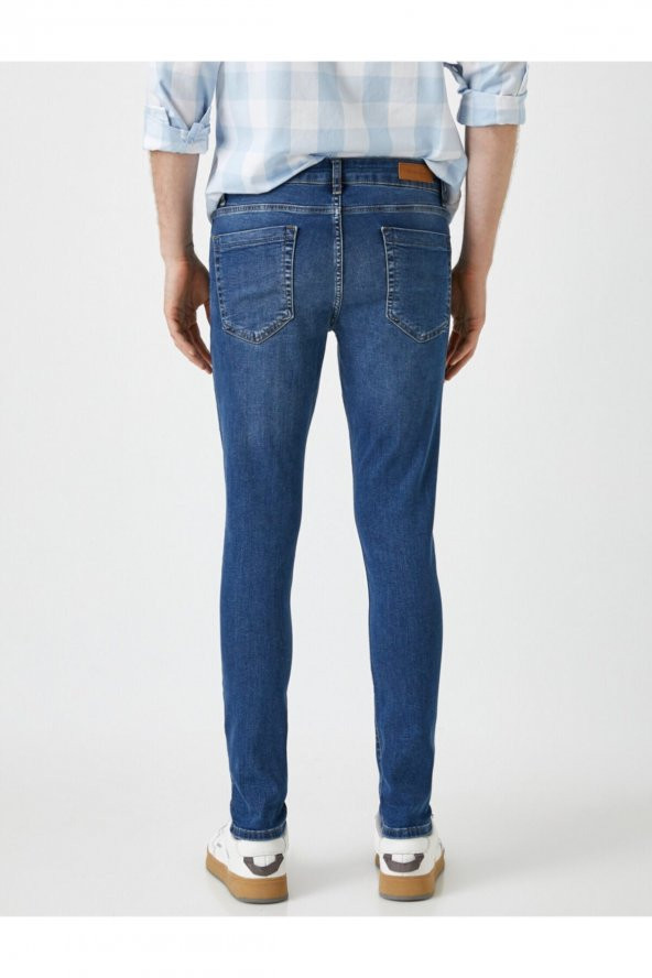 Erkek Indıgo Jeans - Resim 4