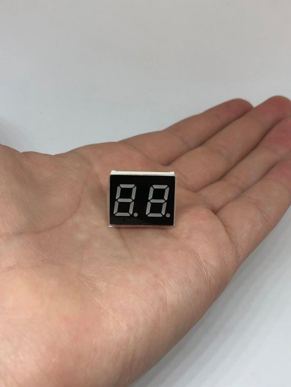 2 Karakter 7 Segment Led Display Kırmızı - 9 Pin Nümerik Gösterge - Resim 2