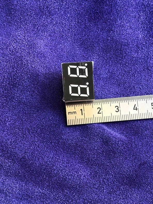2 Karakter 7 Segment Led Display Kırmızı - 9 Pin Nümerik Gösterge - Resim 4