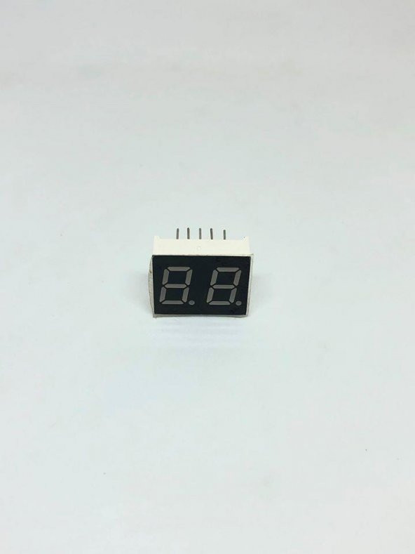 2 Karakter 7 Segment Led Display Kırmızı - 9 Pin Nümerik Gösterge - Resim 8
