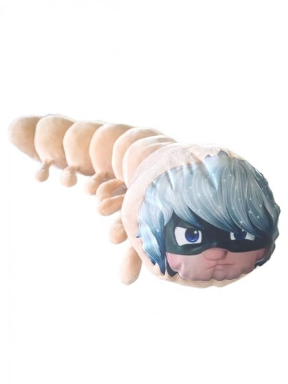 Pijamask 75 Cm Renkli Tırtıl Yastık Uyku Arkadaşı Pjmask ürün görseli 1