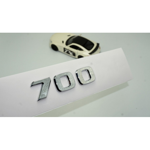 DK Benz 700 BRABUS Bagaj Krom ABS 3M 3D Yazı Logo ürün görseli 1