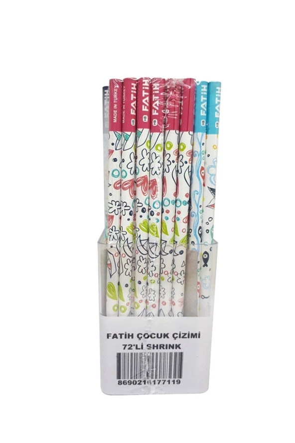 Fatih Kurşun Kalem Çocuk Çizimi Kurşu Kalem (72 Adet Kalem) ürün görseli 1