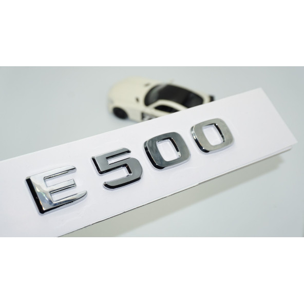 DK Tuning E500 Bagaj Krom ABS 3M 3D Yazı Logo Benz İle Uyumlu ürün görseli 1