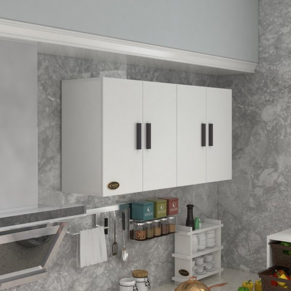 Kenzlife hazır mutfak merta byz 060*120*22 mutfak banyo dolabı kapaklı raflı ürün görseli 1