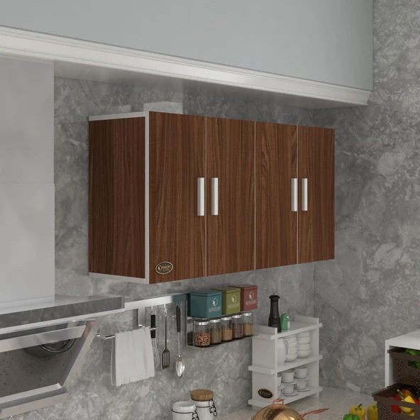 Kenzlife hazır mutfak merta cvz 060*120*22 mutfak banyo dolabı kapaklı raflı ürün görseli 1