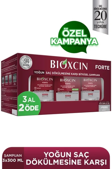 Bioxcin Forte Şampuan 3 Al 2 Öde ürün görseli 1