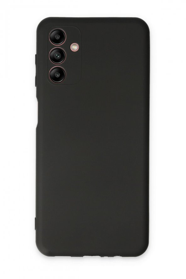 Samsung Galaxy A04S Kılıf Yumuşak Dokulu Silikon  - Siyah ürün görseli 1