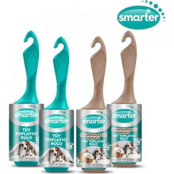 SMARTER TÜY TOPLAYICI  KARMA 4 LÜ SET (2x 56 Lı + 2x Kokulu ) ürün görseli 1