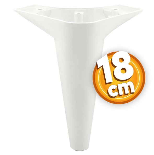 Aspen Lüks Mobilya Kanepe Koltuk Tv Ünitesi Konsol Yükseltici Ayağı Ayakları 18 Cm Beyaz Ayak ürün görseli 1