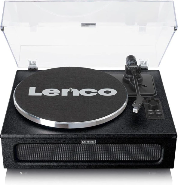 Lenco LS-430BK 4 DAHİLİ HOPARLÖRLÜ BLUETOOTHLU PİKAP PLAK ÇALAR SİYAH ürün görseli 1