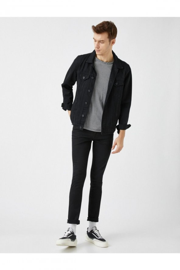 Skinny Fit Kot Pantolon - Michael Jean ürün görseli 1
